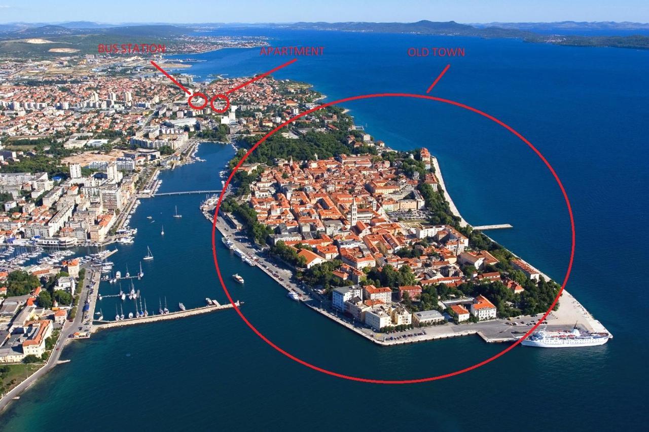 Apartment Near Center,Beach,Bus +Free Parking Ζαντάρ Εξωτερικό φωτογραφία